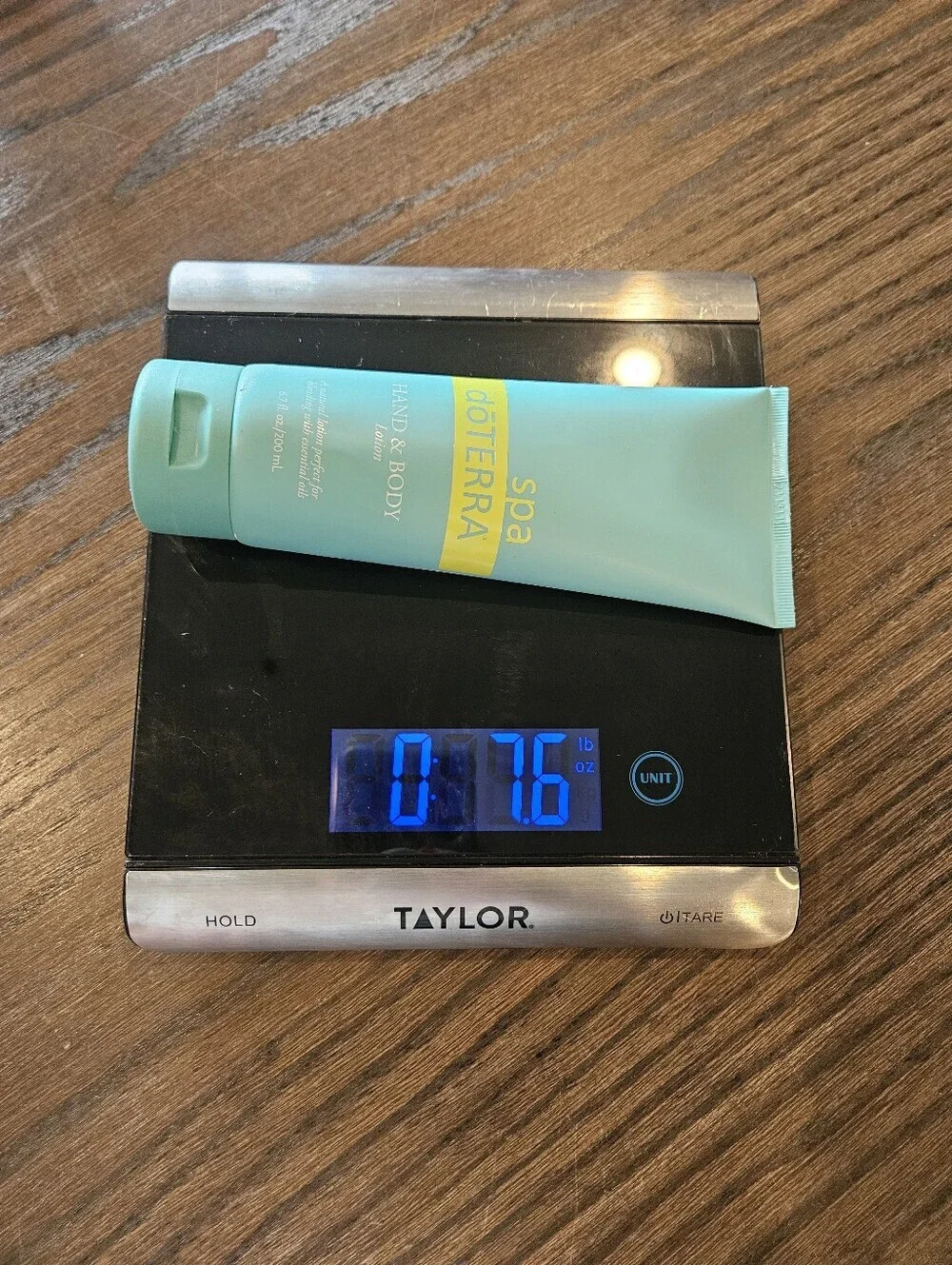 Doterra Spa Hand & Body Lotion - Aqua with Yellow Accent